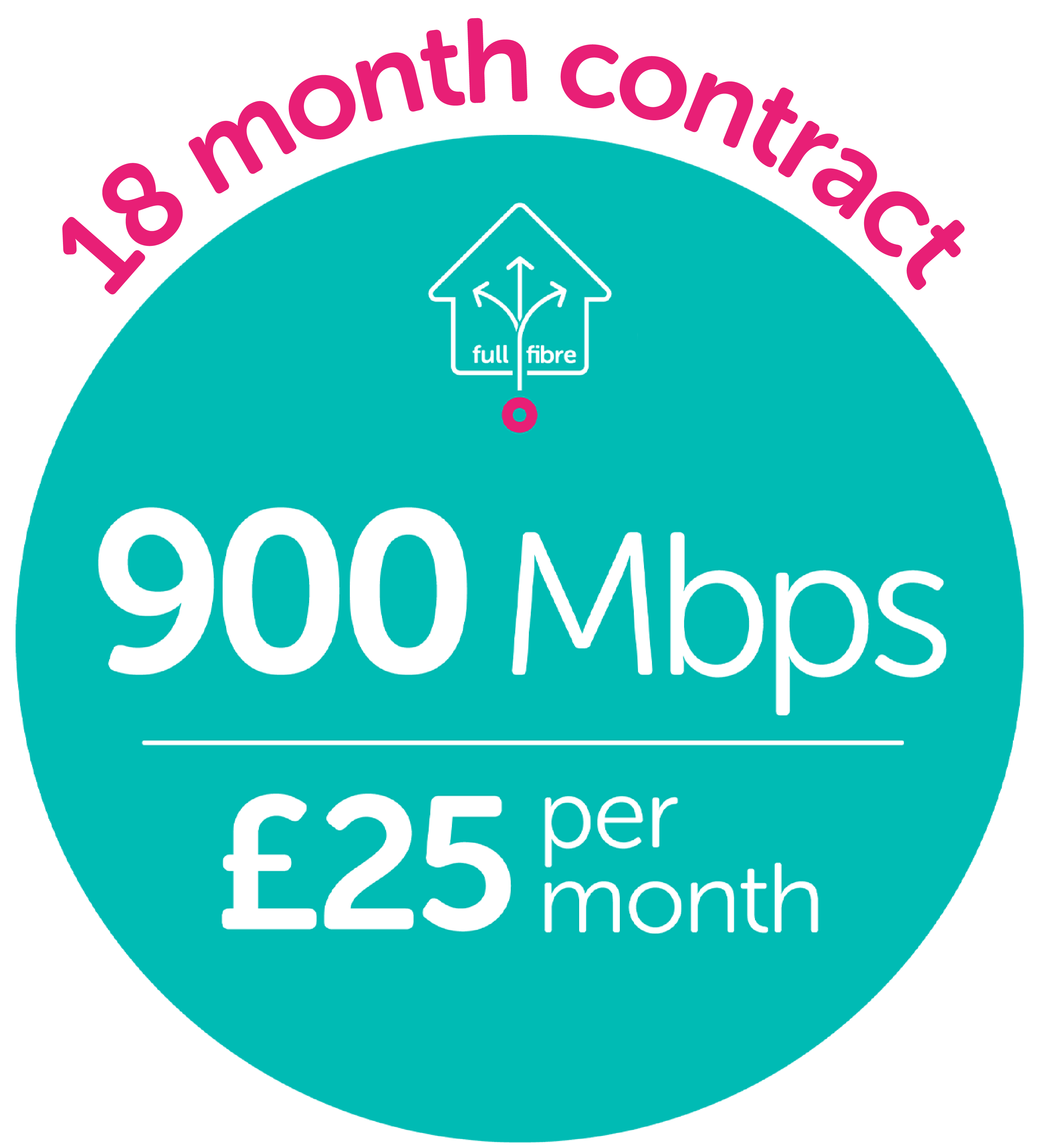 £25 a month on an 18 month contract | toob full-fibre broadband