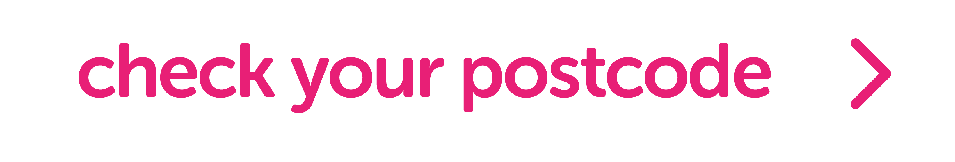 check your postcode