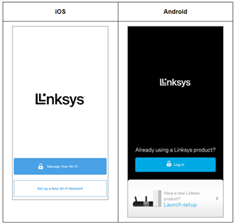 linksys app sign in